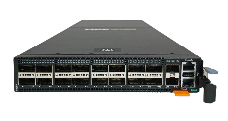 HPE Aruba Networking 8325H 16p QSFP28 40G/100G Front-to-Back 4xFan 2xPSU TAA Switch