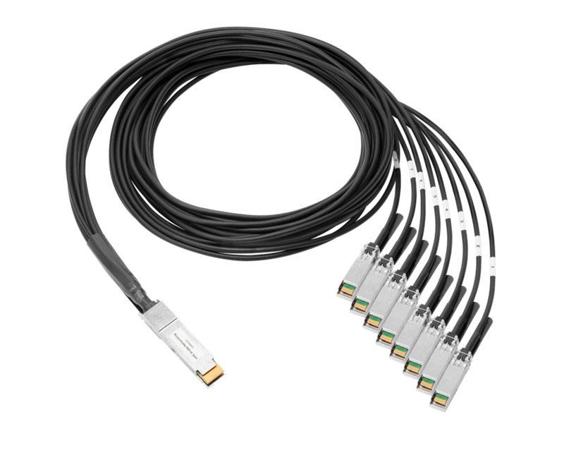 HPE ANW 400G QDD-8SFP56 2m DAC