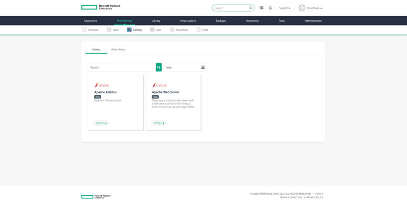 HPE Morpheus Enterprise Software