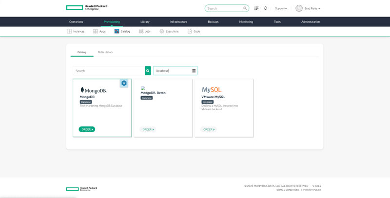 HPE Morpheus Enterprise Software