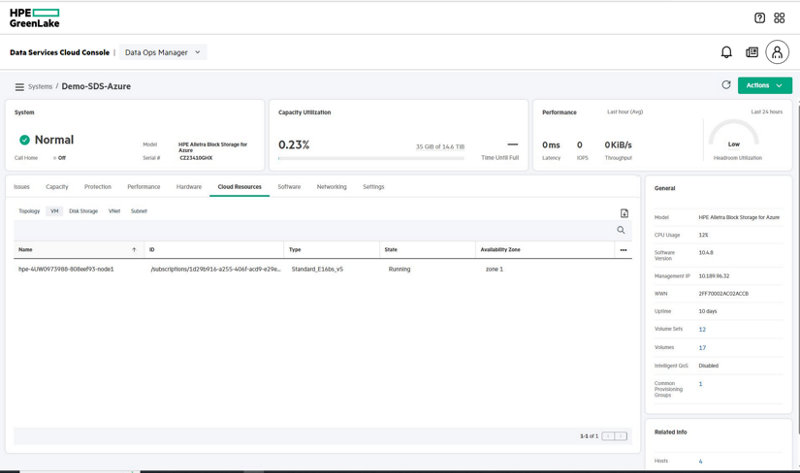 HPE Alletra Block Storage for Azure
