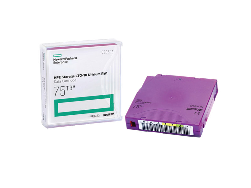 HPE Storage LTO-10 Ultrium 75TB RW Non Custom Labeled