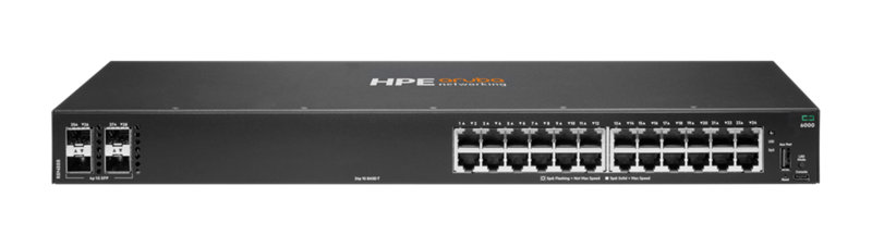 HPE Aruba Networking CX 6000 24p 10M/100M/1G 4p SFP 1G Switch
