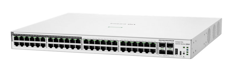 HPE Networking Instant On Switch 48p Gigabit 24p CL4 PoE 4p SFP 370W 1840