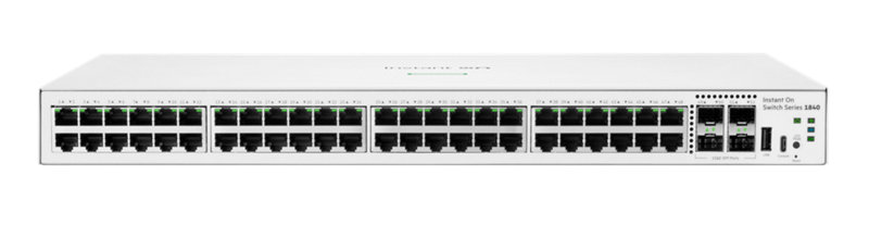 HPE Networking Instant On Switch 48p Gigabit 4p SFP 1840