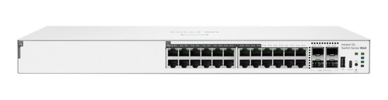 HPE Networking Instant On Switch 24p Gigabit 16p CL4 PoE 4p SFP 195W 1840