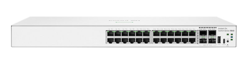 HPE Networking Instant On Switch 24p Gigabit 4p SFP 1840