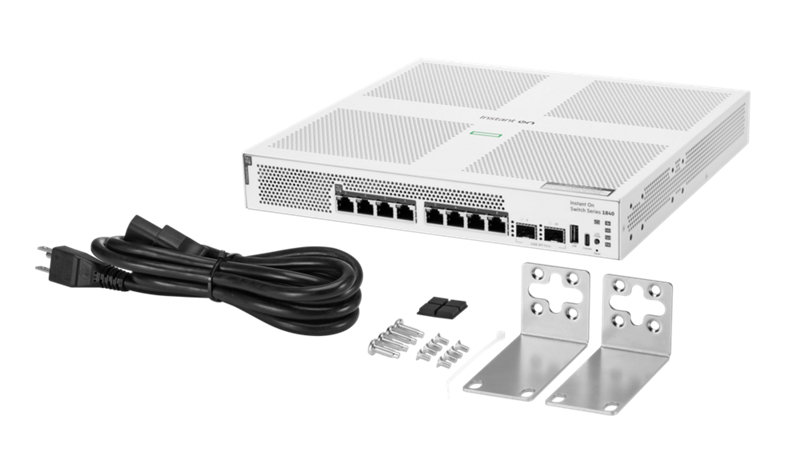 HPE Networking Instant On Switch 8p Gigabit CL4 PoE 2p SFP 124W 1840