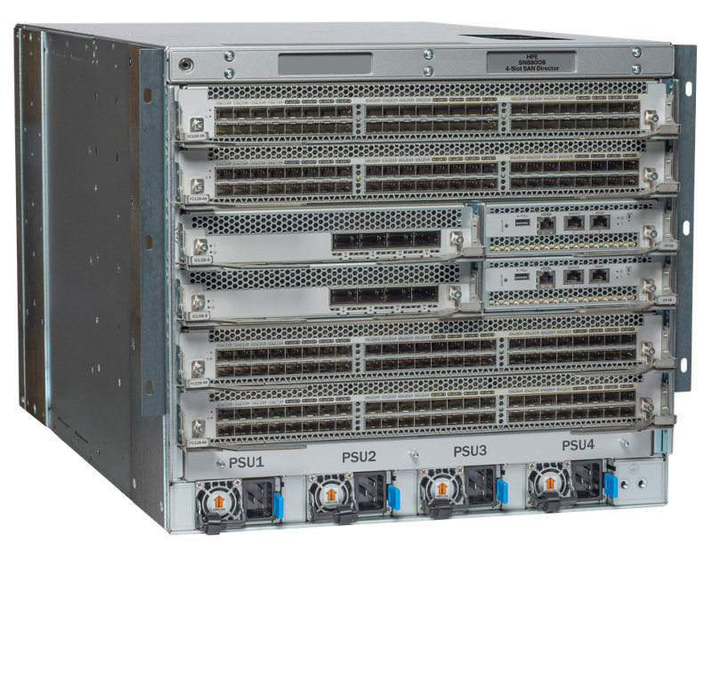 HPE Storage 4-slot Fibre Channel Director Switch B-series SN8800B