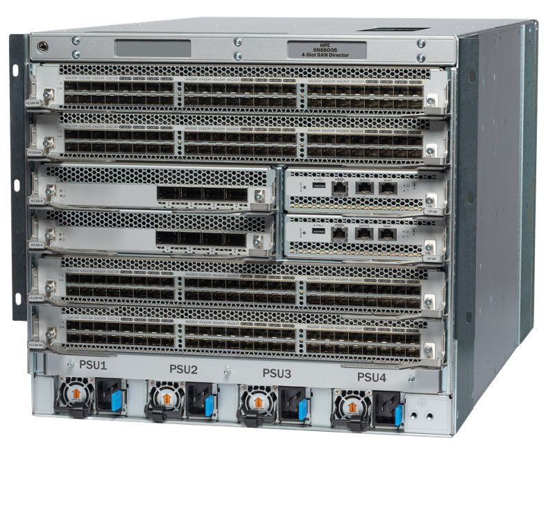 HPE Storage 4-slot Fibre Channel Director Switch B-series SN8800B