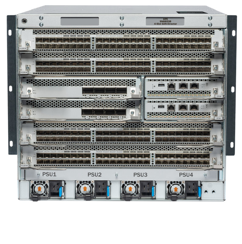 HPE Storage 4-slot Fibre Channel Director Switch B-series SN8800B