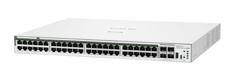 HPE Networking Instant On Switch 48p Gigabit CL4 PoE 4p SFP+ 370W 1940