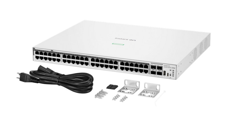 HPE Networking Instant On Switch 48p Gigabit CL4 PoE 4p SFP+ 370W 1940