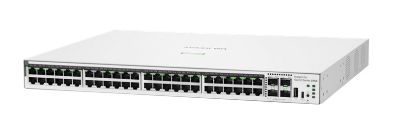HPE Networking Instant On Switch 48p Gigabit CL4 PoE 4p SFP+ 370W 1940