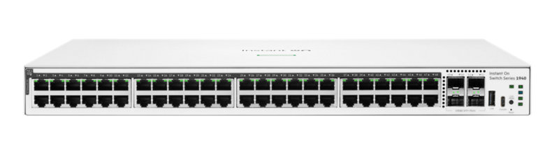 HPE Networking Instant On Switch 48p Gigabit CL4 PoE 4p SFP+ 370W 1940