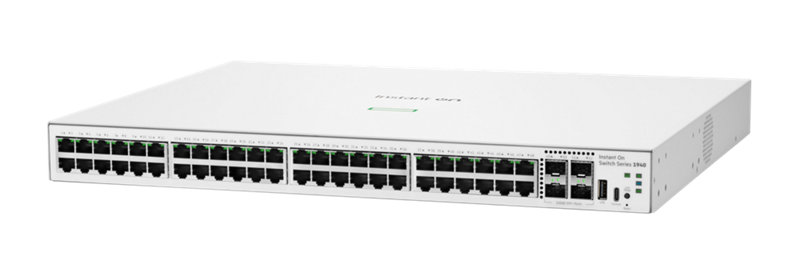 HPE Networking Instant On Switch 48p Gigabit CL4 PoE 4p SFP+ 370W 1940