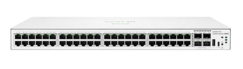 HPE Networking Instant On Switch 48p Gigabit CL4 PoE 4p SFP+ 370W 1940
