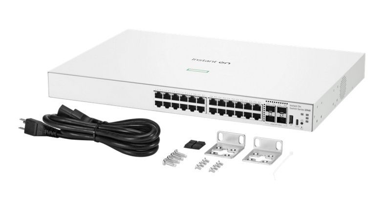 HPE Networking Instant On Switch 48p Gigabit CL4 PoE 4p SFP+ 370W 1940