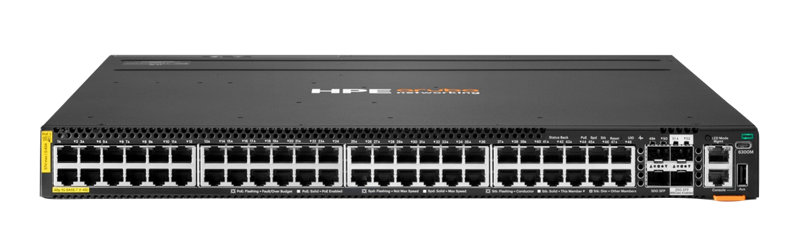 HPE Networking CX6300M 48p 1G Class8 PoE 2p SFP56 50G 2p SFP28 25G MACsec Switch