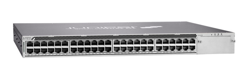 HPE Networking EX5200 48x100M/1G/2.5G/5G/10G MACsec AES-256 2x100G AFO 2xFan AC Campus Access Switch Right facing