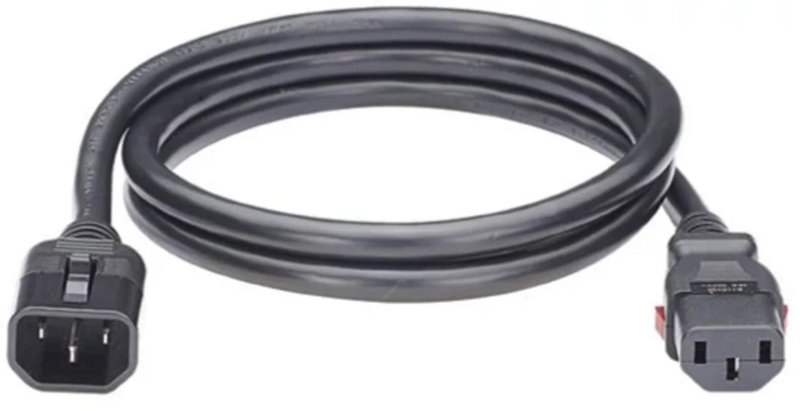 HPE Q0Q02A C13 - C14 WW 250V 10Amp 0.7m Black 6-pack Locking Power Cord