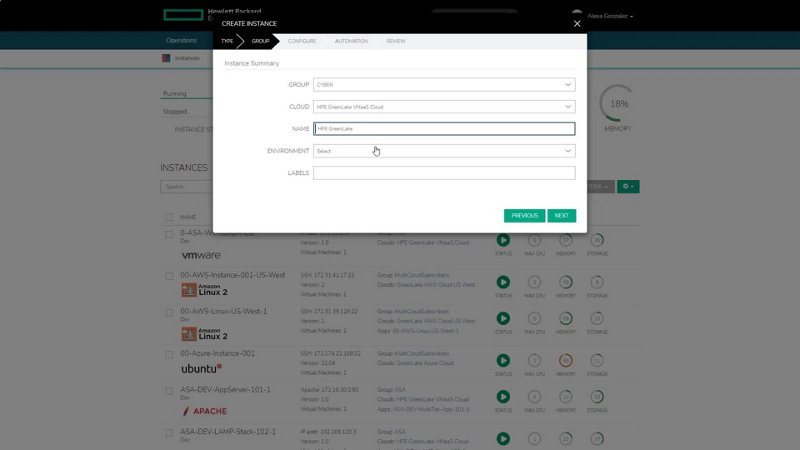 Provision a virtual machine app with HPE GreenLake for Private Cloud ...