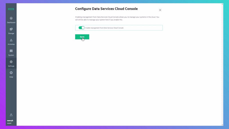 HPE Primera storage Onboarding to HPE GreenLake and Data Services Cloud ...