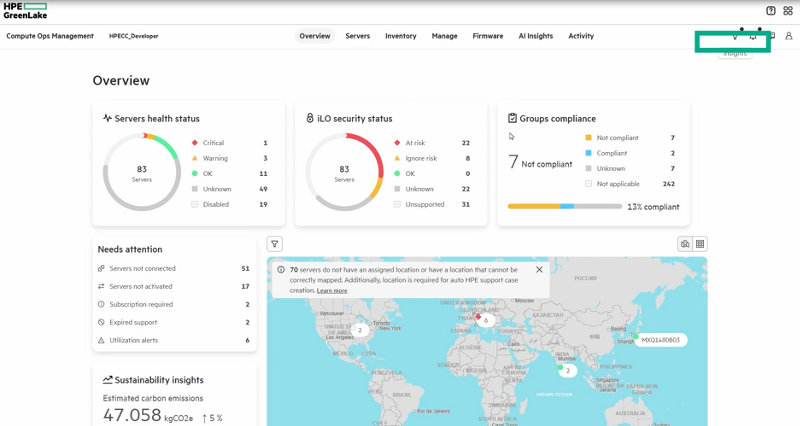 HPE Compute Ops Management with multi-vendor server monitoring | HPE