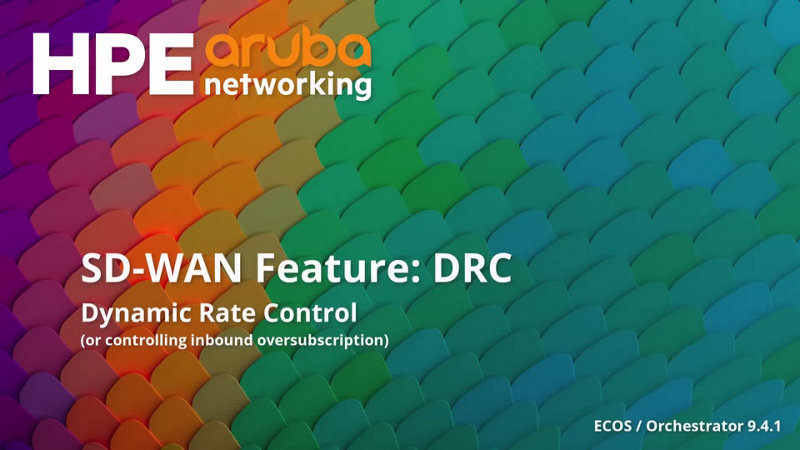 SD-WAN Feature - Inbound Shaper Dynamic Rate Control | HPE