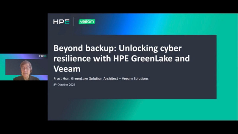 Beyond backup: Unlocking cyber resilience with HPE GreenLake and Veeam ...