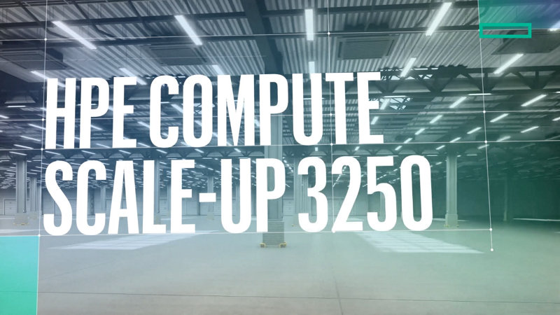 HPE Compute Scale-up 3250 Where efficiency meets scale and becomes strategy