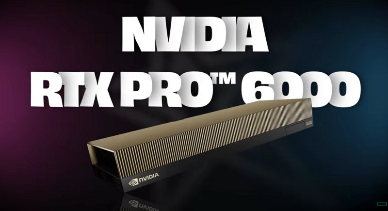 HPE ProLiant with NVIDIA RTX PRO™ 6000 Blackwell Server Edition with ...