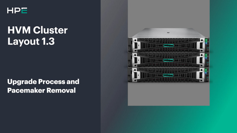HPE Morpheus HVM Cluster Layout 1.3 | HPE